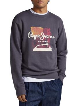 Sudadera Pepe Jeans Melbourne Gris para Hombre