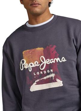 Sudadera Pepe Jeans Melbourne Gris para Hombre