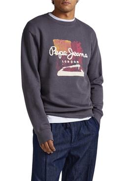 Sudadera Pepe Jeans Melbourne Gris para Hombre