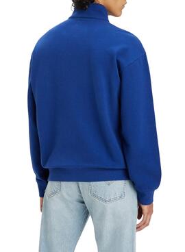 Sudadera Levis Relaxed Graphic Azul para Hombre