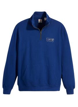 Sudadera Levis Relaxed Graphic Azul para Hombre