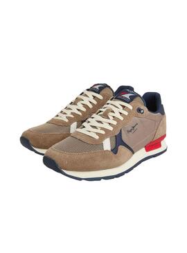 Zapatillas Pepe Jeans Brit Heritage Marron 