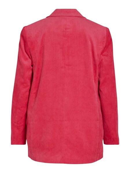 Blazer rosa Vila: elegancia casual para mujer