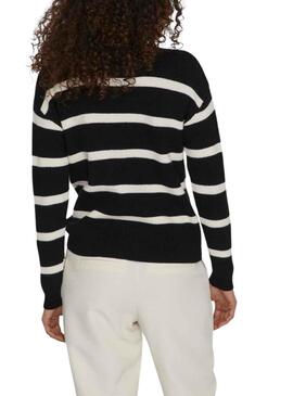 Jersey Vila Viril MockNeck Negro para Mujer