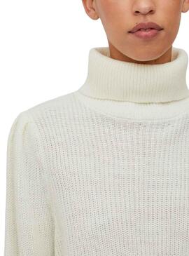 Jersey Vila Vilou Vilou New Rollneck Blanco Mujer