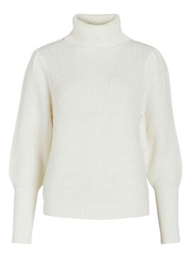 Jersey Vila Vilou Vilou New Rollneck Blanco Mujer