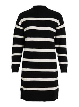Vestido Vila Viril MockNeck Negro para Mujer