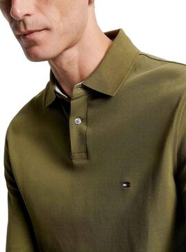 Polo Tommy Hilfiger 1985 Regular Verde para Hombre