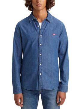 Camisa Levis Battery Azul para Hombre