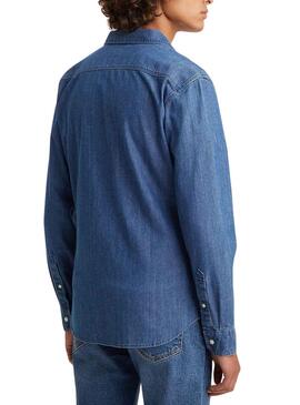 Camisa Levis Battery Azul para Hombre