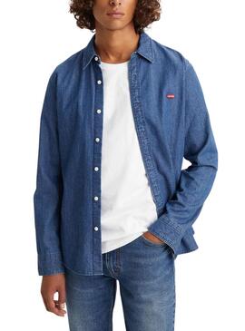 Camisa Levis Battery Azul para Hombre