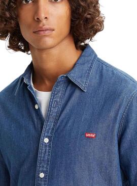 Camisa Levis Battery Azul para Hombre