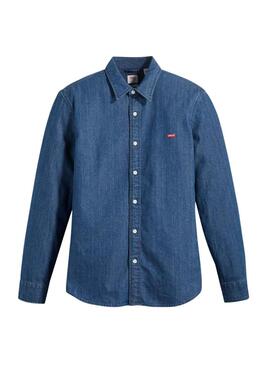 Camisa Levis Battery Azul para Hombre