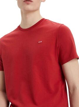 Camiseta Levis Original Rojo para Hombre