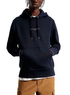 Sudadera Tommy Hilfiger Tipped Hoody Marino Hombre