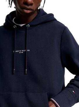 Sudadera Tommy Hilfiger Tipped Hoody Marino Hombre