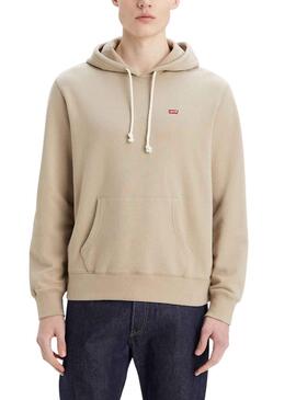 Sudadera Levis New Original Beige para Hombre