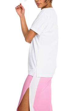 Camiseta Puma Classics Logo Rosa Mujer