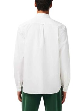 Camisa Lacoste Casual Blanca para Hombre