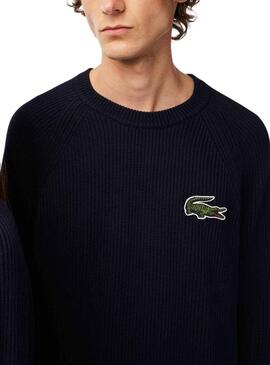 Jersey Lacoste Réptil Azul Marino Hombre Mujer