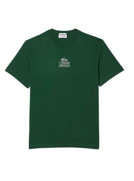 Camiseta Lacoste Efecto 3D Verde para Hombre Mujer