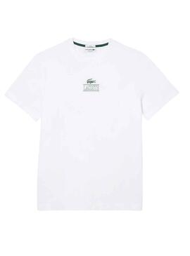 Camiseta Lacoste Efecto 3D Blanco Hombre Mujer