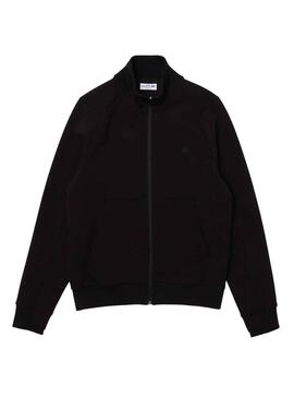 Sudadera Lacoste Cuello Alto Negro para Hombre