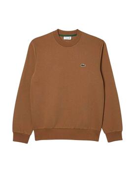 Sudadera Lacoste Atemporal Marrón para Hombre