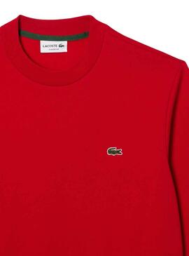 Sudadera Lacoste Atemporal Rojo para Hombre