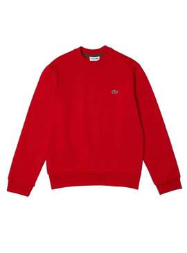 Sudadera Lacoste Atemporal Rojo para Hombre 