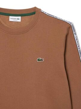 Sudadera Lacoste Classic Fit Marrón para Hombre