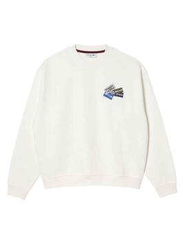 Sudadera Lacoste Insignia Blanco para Hombre