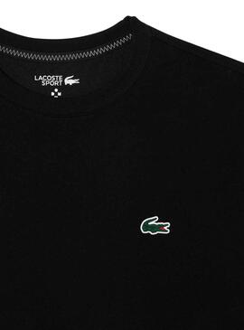 Camiseta Lacoste Daniil Medvedev Negro Hombre