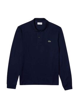 Polo Lacoste Classic Fit Azul Para Hombre