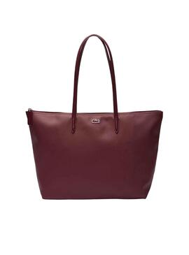 Bolso Lacoste Shopping Bag Granate para Mujer