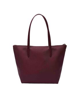 Bolso Lacoste Shopping Bag Small Granate Mujer