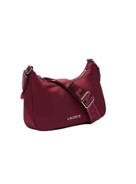 Bolso Lacoste Hobo Bag Granate para Hombre Mujer