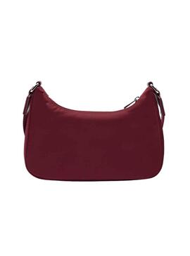 Bolso Lacoste Hobo Bag Granate para Hombre Mujer