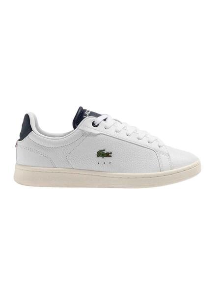 Zapatillas de hombre Lacoste Carnaby Pro en piel con talón colorido -  Zapatillas para hombre - Novedades 2024