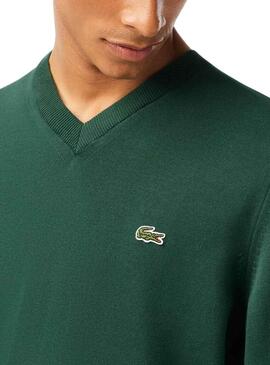 Jersey Lacoste Tricot Ecológico Verde para Hombre 