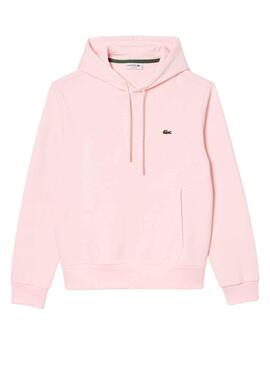 Sudadera Lacoste Jogger Capucha Rosa para Hombre