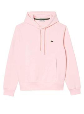 Sudadera Lacoste Jogger Capucha Rosa para Hombre