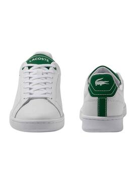 Zapatillas Lacoste Carnaby Pro Blanco Verde Hombre