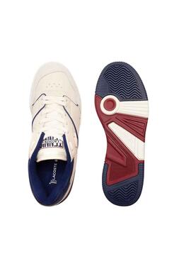 Zapatillas Lacoste Lineshot Beige Marino Hombre