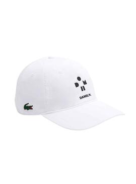 Gorra Lacoste Tennis x Daniil Medvedev Blanco