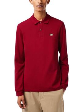 Polo Lacoste L1312 Granate Para Hombre