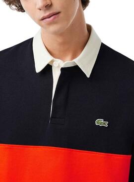 Polo Lacoste Rugby Marino para Hombre