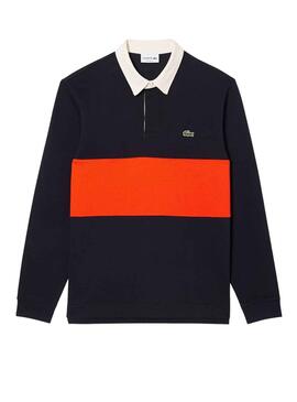 Polo Lacoste Rugby Marino para Hombre