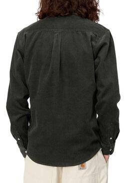 Camisa Carhartt Madison Cord Verde para Hombre