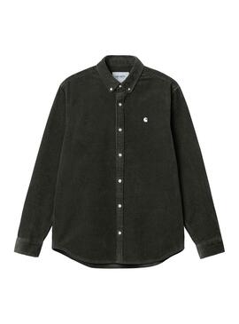 Camisa Carhartt Madison Cord Verde para Hombre